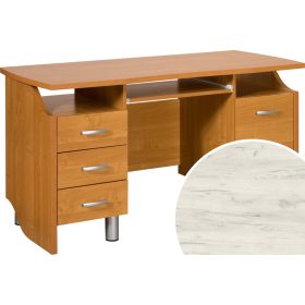 Combi íróasztal - Fehér tölgy