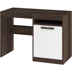 Maximus íróasztal 1 ajtó - Grange tölgy - Fényes fehér