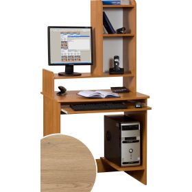  Medium Max számítógépasztal magasítóval - Cremona tölgy