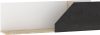Pax 120 fali polc - Endgrain tölgy - Fehér - Beton fekete
