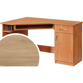 Carmen sarok számítógépasztal jobbos - Cremona tölgy