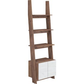   Rack 60 1D könyvespolc 2 ajtó - Tobacco tölgy - Fehér tölgy