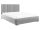 ST4 kárpitozott ágykeret 200x200 - Világosszürke