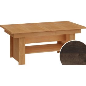   Mexico emelhető és kihúzható dohányzóasztal - Grange tölgy