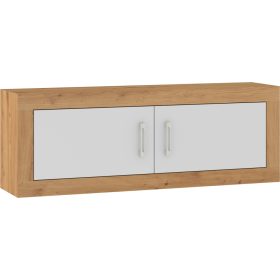 Verin fali szekrény 2 ajtó - Artisan tölgy - Fehér