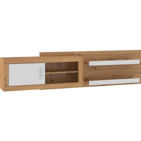 Verin fali szekrény 1 ajtó balos - Artisan tölgy - Fehér