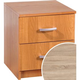 Éjjeliszekrény 2 fiók K-4022S - Világos Sonoma tölgy