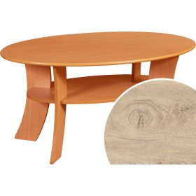 Eclipse 3D dohányzóasztal - Endgrain tölgy