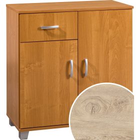 Komód 2 ajtó 1 fiók KN-8041S2D - Endgrain tölgy