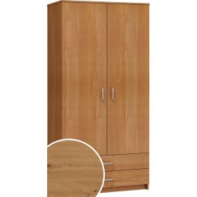 Szafa gardróbszekrény 2 ajtó 2 fiók - Artisan tölgy