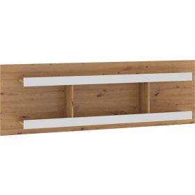 Verin fali polc D - Artisan tölgy - Fehér