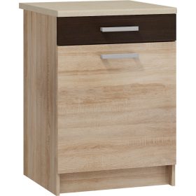   Polo S60 alsó 60 cm széles 1-ajtós 1-fiókos konyhaszekrény elem