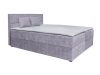 Aramis ágyneműtartós boxspring ágy 160x200 - Középszürke