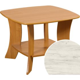 Party 6D dohányzóasztal - Fehér tölgy