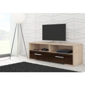   Roma TV-állvány 2 ajtó - Világos Sonoma tölgy - Sötét Sonoma tölgy