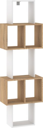 Nordis fali polc - Cremona tölgy - Fehér
