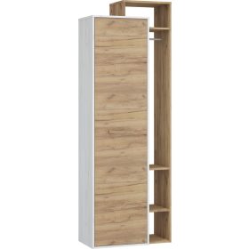   Rio gardróbszekrény 1 ajtó jobbos - Fehér tölgy - Arany tölgy