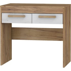   Maximus fésülködő asztal 2 fiók - Arany tölgy - Fehér tölgy