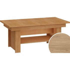   Mexico emelhető és kihúzható dohányzóasztal - Cremona tölgy