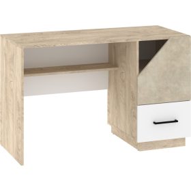   Pax 120 íróasztal 1 ajtó 1 fiók - Endgrain tölgy - Fehér - Granada mandula
