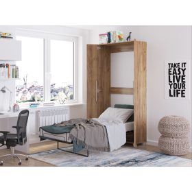 Teddy szekrényágy 90 - Arany tölgy