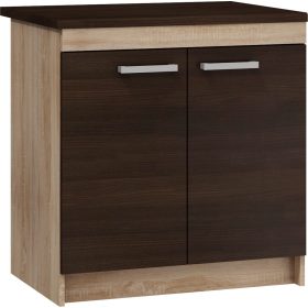 Milo S80 alsó 80 cm széles 2-ajtós konyhaszekrény elem