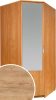 SZN sarok gardróbszekrény 1 ajtó tükörrel - Arany tölgy