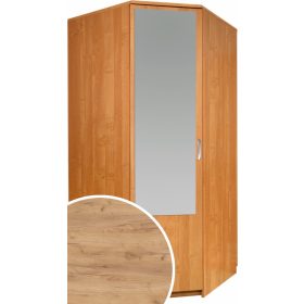   SZN sarok gardróbszekrény 1 ajtó tükörrel - Arany tölgy