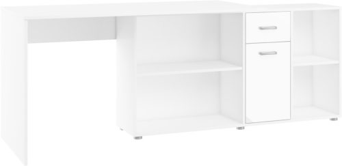 Beat P íróasztal kombináció jobbos - Fehér - Fényes fehér