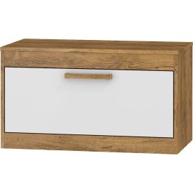   Maximus  TV-állvány 1 ajtó - Burgundy tölgy - Fényes fehér