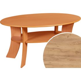 Eclipse 3D dohányzóasztal - Arany tölgy