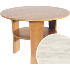 Ring 1D dohányzóasztal - Fehér tölgy