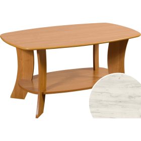 Venus 3D dohányzóasztal - Fehér tölgy