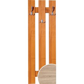 Claudia előszobafal fogasokkal - Világos Sonoma tölgy