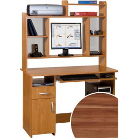 Kier Max számítógépasztal magasítóval - Wallis szilva