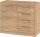 Maximus komód 1 ajtó 4 fiók - Cremona tölgy