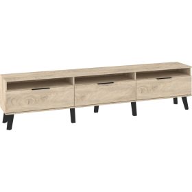 Sven TV-állvány 3 ajtó - Endgrain tölgy