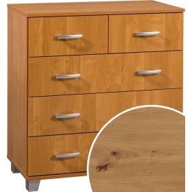 Komód 5 fiók KN-8045S - Artisan tölgy