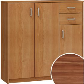 Komód 3 ajtó 2 fiók K2-3D-2S - Wallis szilva