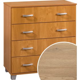 Komód 4 fiók KN-8044S - Cremona tölgy