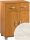 Komód 2 ajtó 1 fiók KN-6041S2D - Fehér tölgy