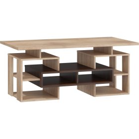   Rio dohányzóasztal W - Sötét Sonoma tölgy - Világos Sonoma tölgy