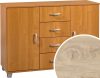 Komód 2 ajtó 4 fiók KN-1244S2D - Endgrain tölgy
