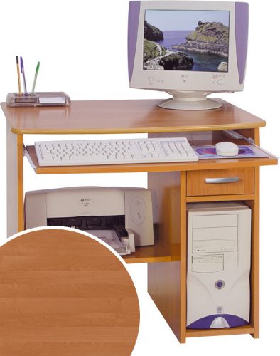 Medium számítógépasztal - Éger