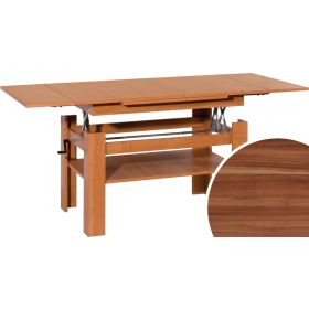   Sylwia emelhető és kihúzható dohányzóasztal - Wallis szilva