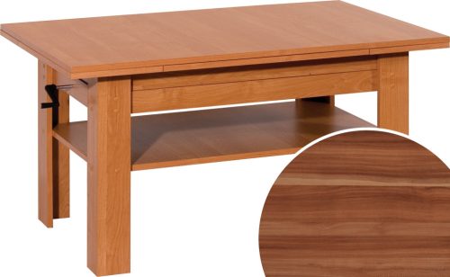 Sylwia emelhető és kihúzható dohányzóasztal - Wallis szilva