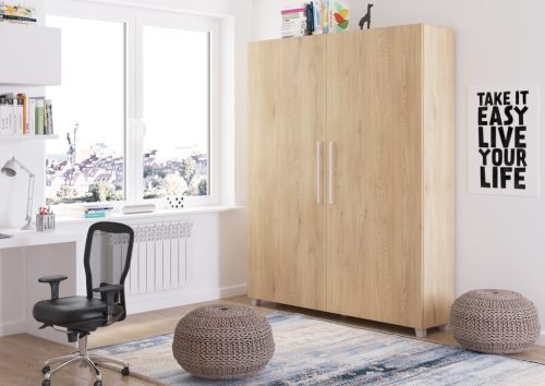 Teddy szekrényágy 160 - Cremona tölgy