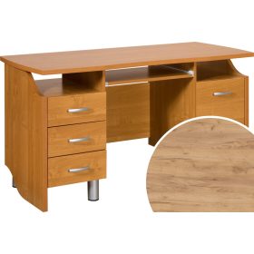 Combi íróasztal - Arany tölgy