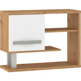 Angel faliszekrény 1 ajtó - Artisan tölgy - Fehér