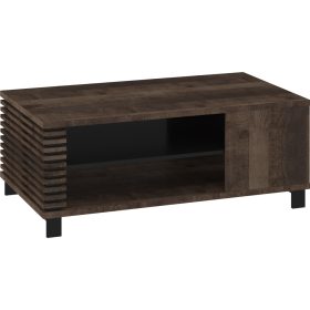   Lamir dohányzóasztal P téglalap alakú - Grange tölgy - Fekete